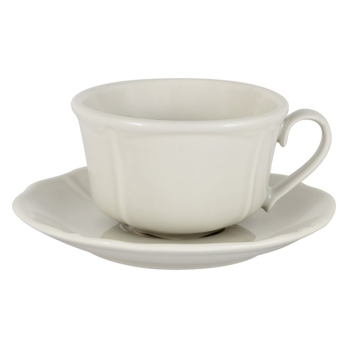 Чайная пара Villa, 200 мл, белая