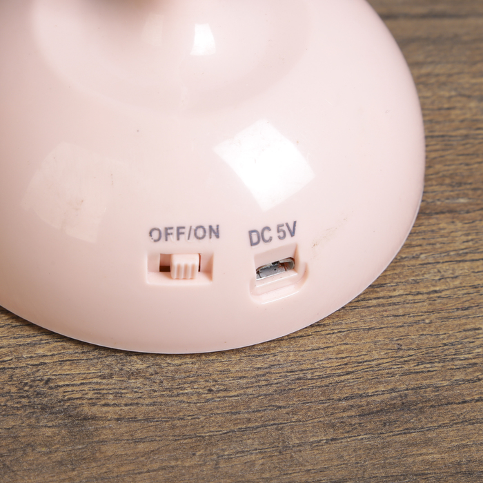 Лампа настольная сенсор 3 режима "Птица" розовая LEDх15 АКБ, USB 32х23х9,5 см