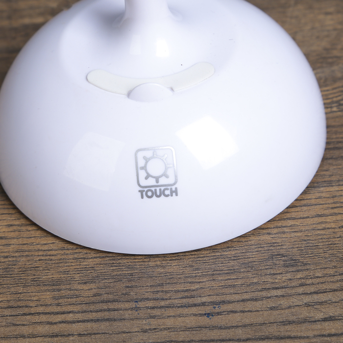 Лампа настольная сенсор 3 режима "Птица" белая LEDх15 АКБ, USB 32х23х9,5 см