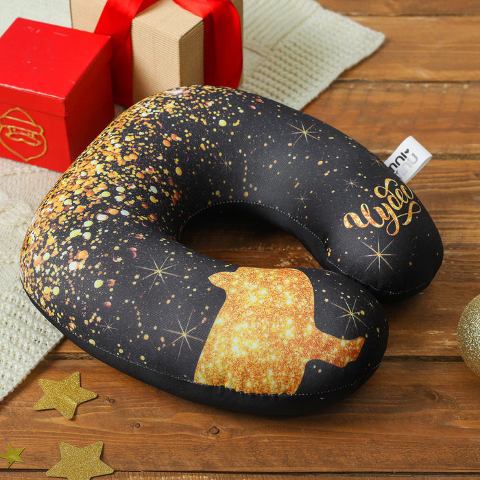 Подголовник-антистресс "Золотая свинка"