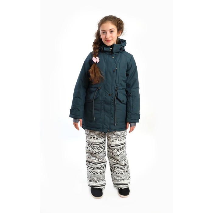 Комплект для девочки, рост 158 см, цвет бирюзовый