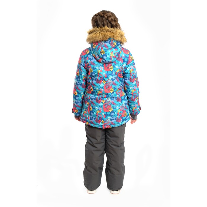 Комплект для девочки, рост 146 см, цвет бирюзовый