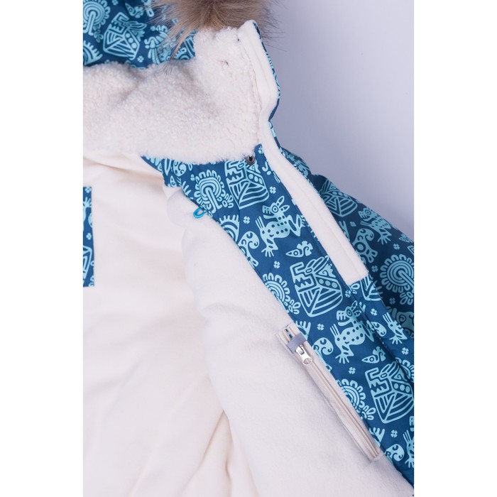 Куртка для девочки, рост 146 см, цвет бирюзовый