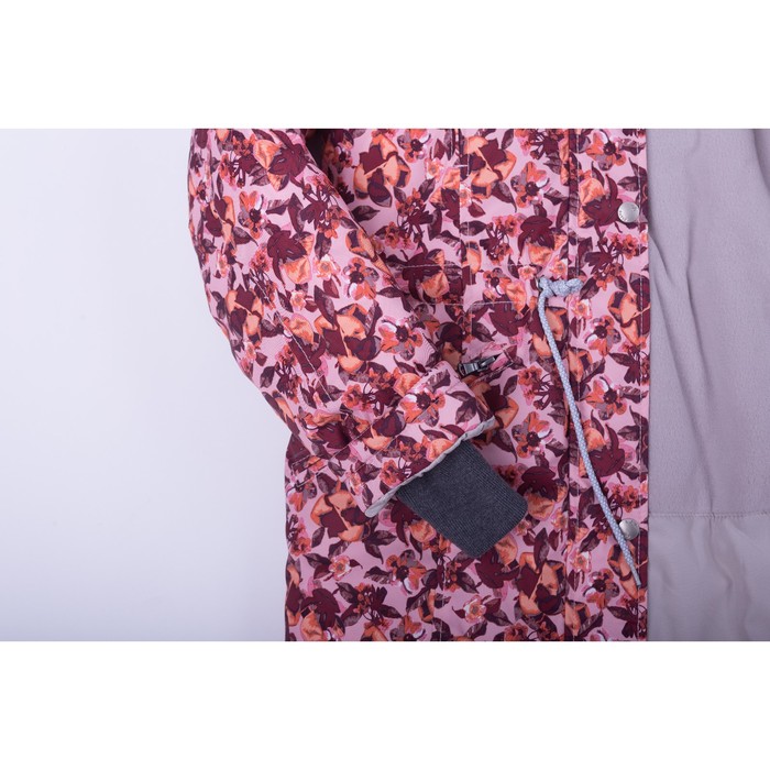 Парка для девочки, рост 146 см, цвет бордовый