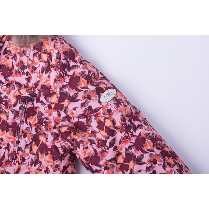 Парка для девочки, рост 146 см, цвет бордовый