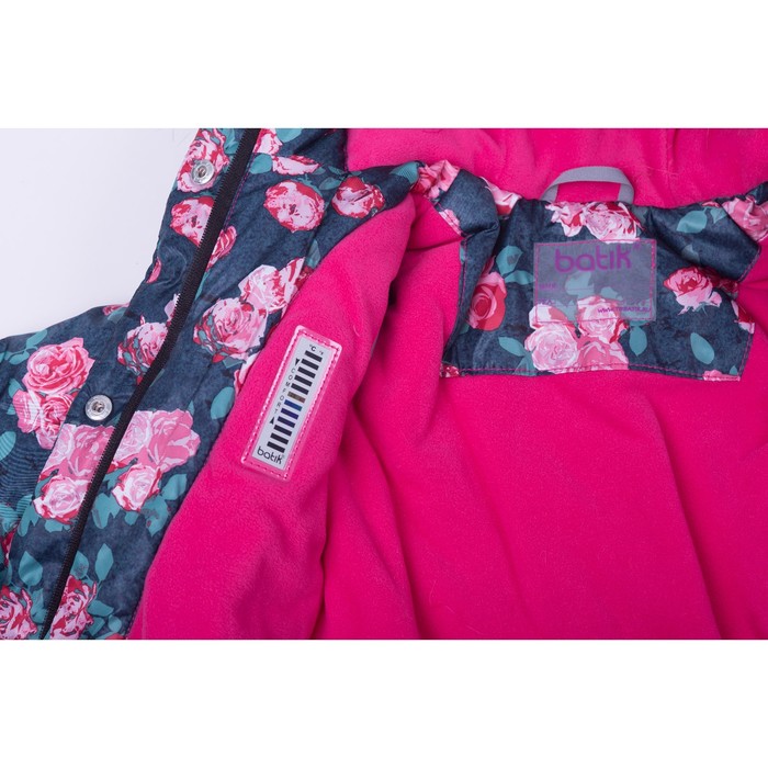 Пальто для девочки, рост 116 см, цвет красный