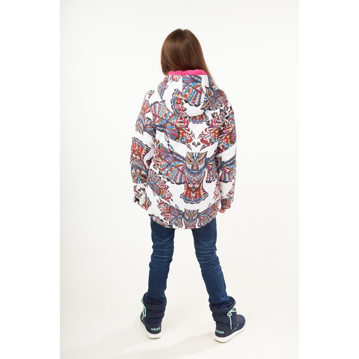 Куртка для девочки, рост 146 см, цвет разноцветный