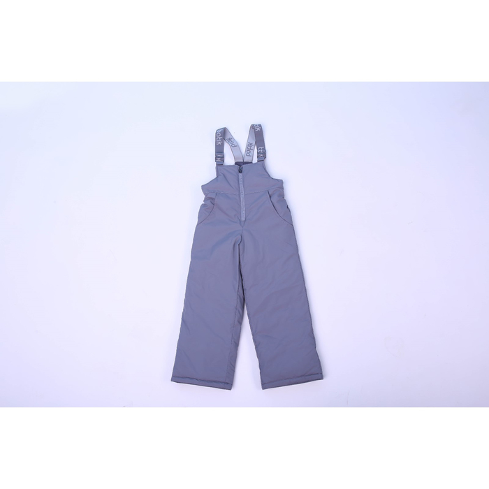 Полукомбинезон детский, рост 98 см, цвет серый