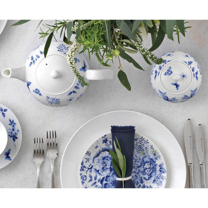 Набор посуды «Цветочная поляна», сахарница 340 мл и молочник 280 мл, в подарочной упаковке