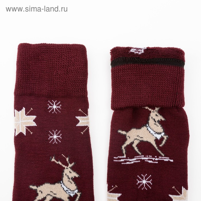 фото Гольфы женские махровые шерстяные, цвет микс, размер 23-25 grand line