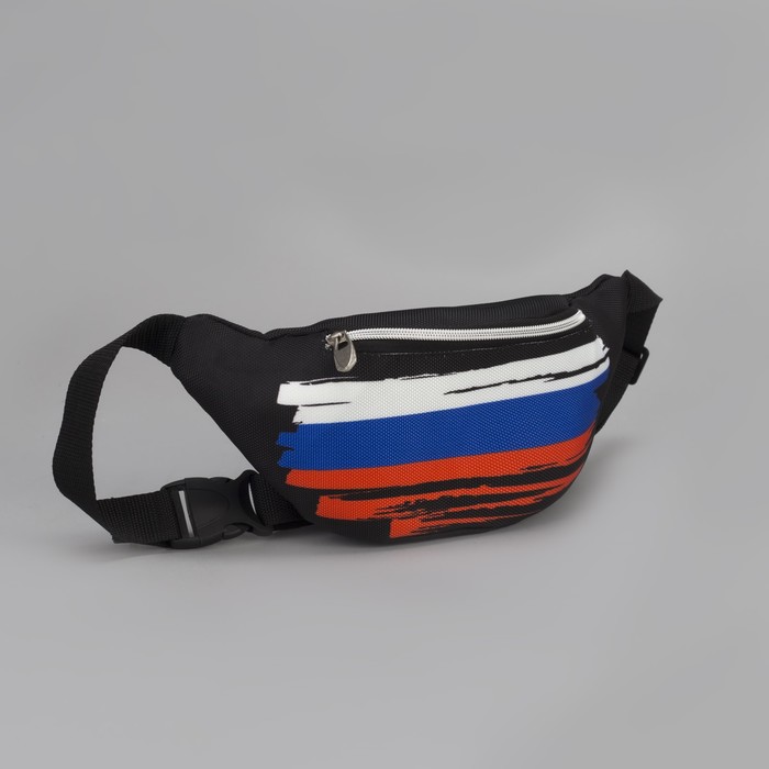 Сумка женская «Флаг», отдел на молнии, наружный карман, поясной ремень