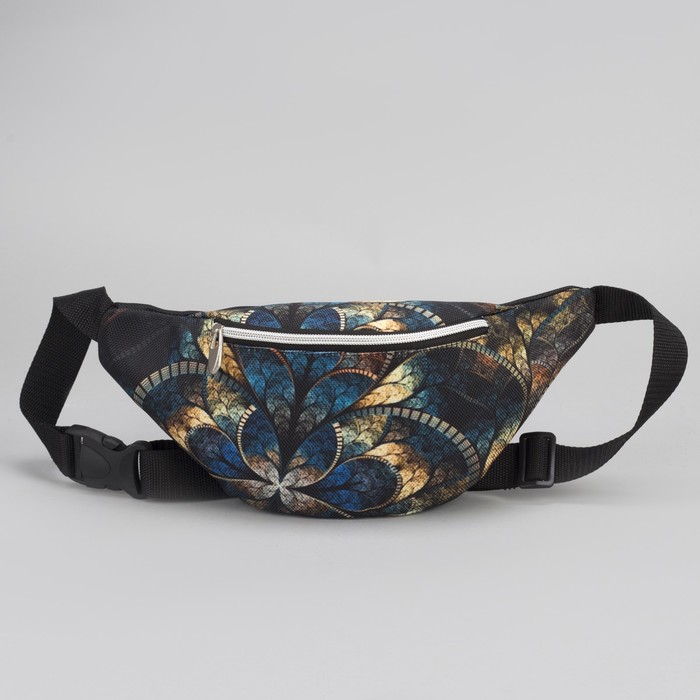 Сумка женская «Витраж», отдел на молнии, наружный карман, поясной ремень