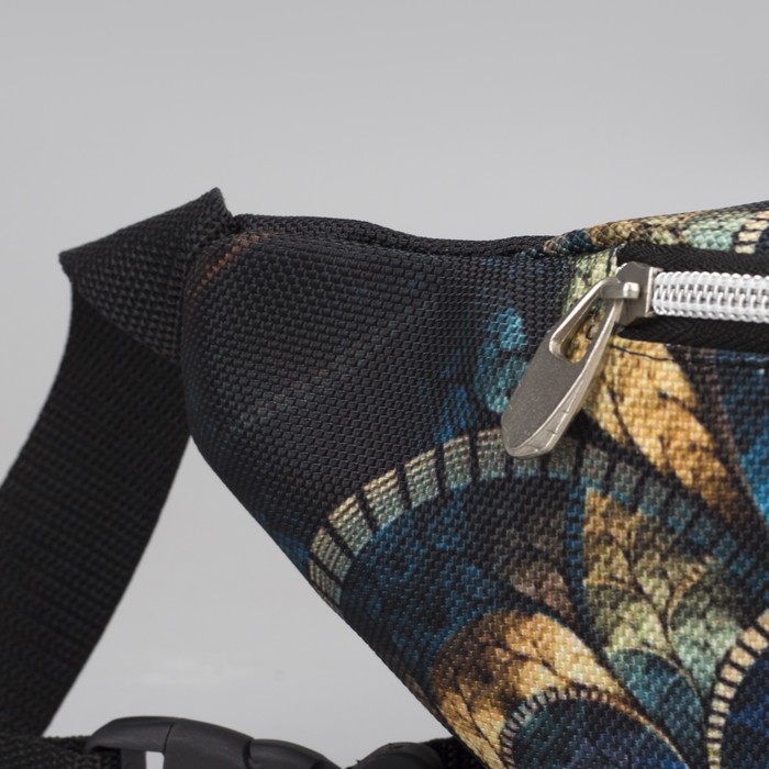 Сумка женская «Витраж», отдел на молнии, наружный карман, поясной ремень