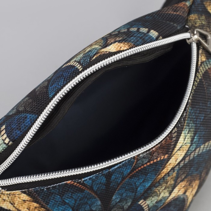 Сумка женская «Витраж», отдел на молнии, наружный карман, поясной ремень