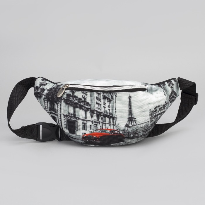 Сумка женская «Машина», отдел на молнии, наружный карман, поясной ремень