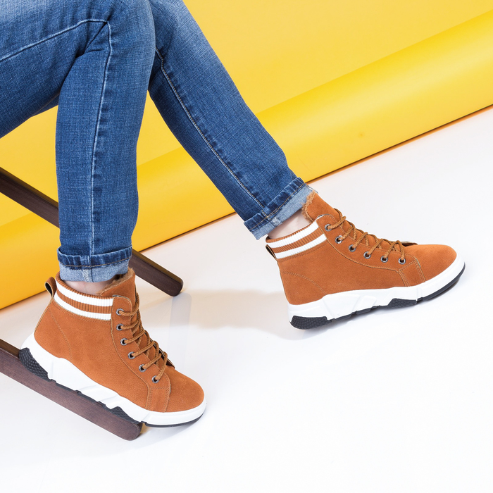 Угги-ботинки женские 905 MINAKU рыжий р. 40