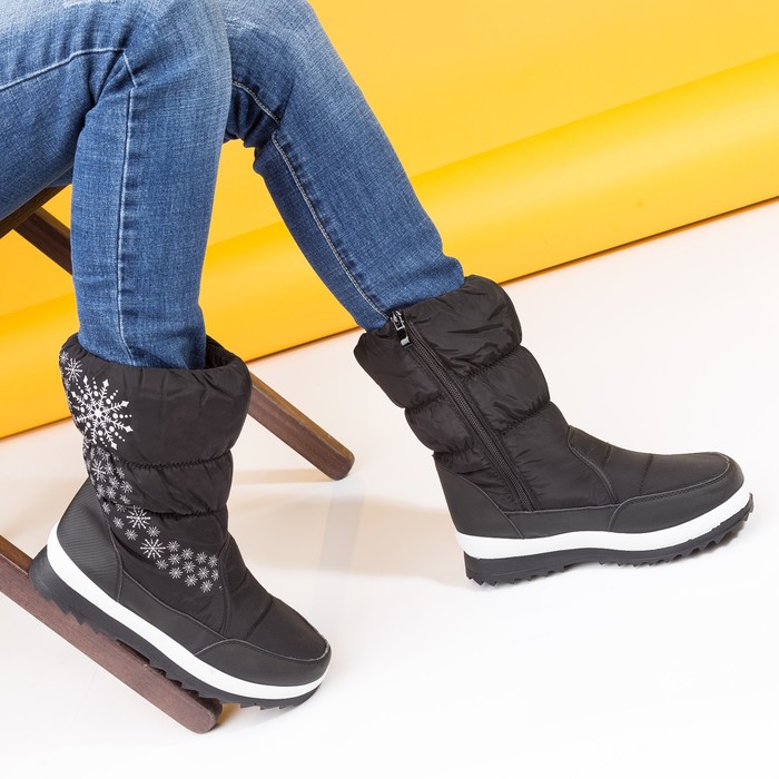 Сапожки-дутики женские MINAKU 98-8 черный р. 39