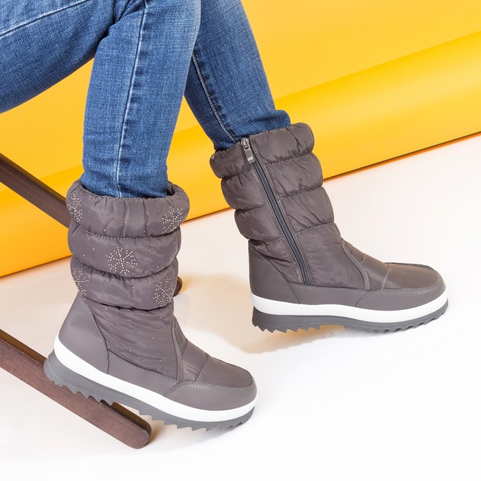 Сапожки-дутики женские MINAKU 98-9 серый р. 39