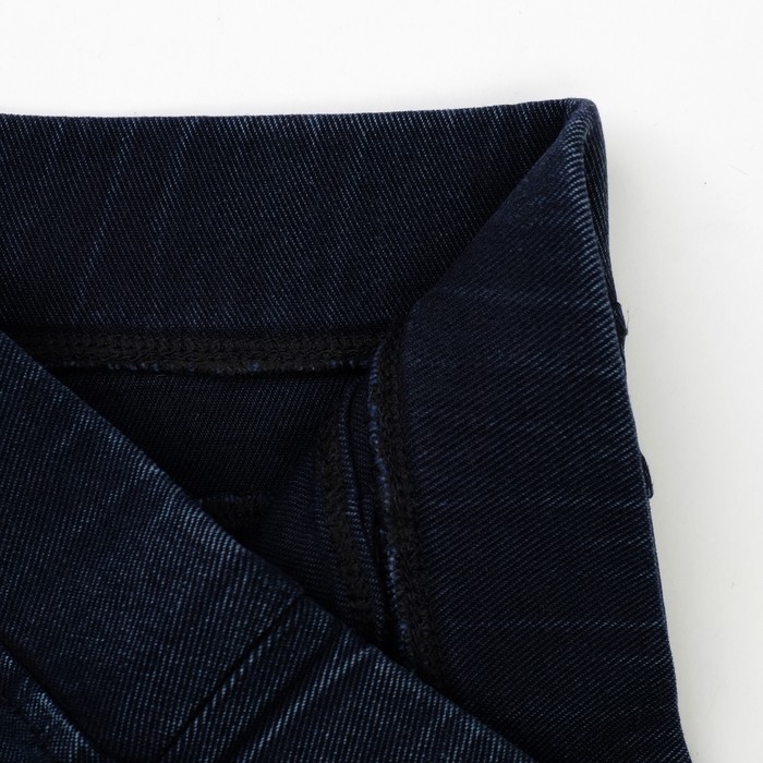 Джегинсы для девочки рваные на колене HZ-09, синий, рост 146