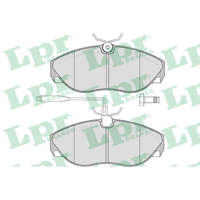 Колодки тормозные дисковые LPR 05P493