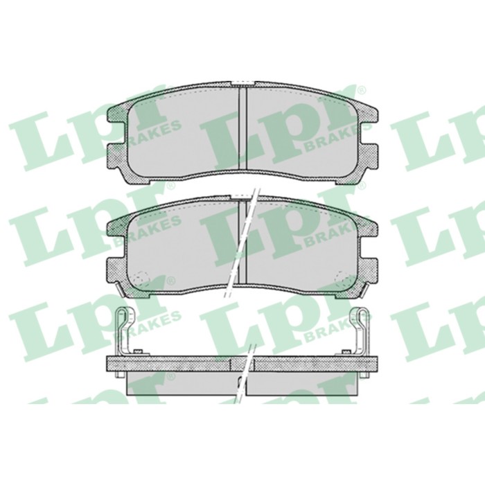 Колодки тормозные дисковые LPR 05P043