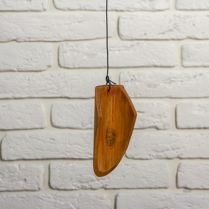 Музыка ветра бамбук "Сова в замке" 5,5х20х50 см