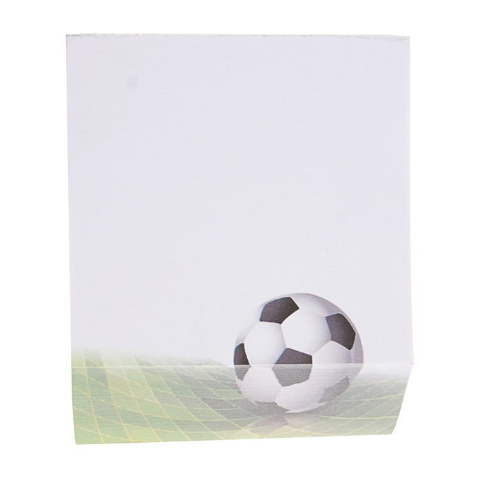 Блок бумаги для записей 9 х 11 см, 300 листов "Футбол", 70г/м2