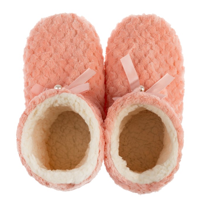 Тапочки-сапожки женские (розовый) (р. 37/39) (25 см)