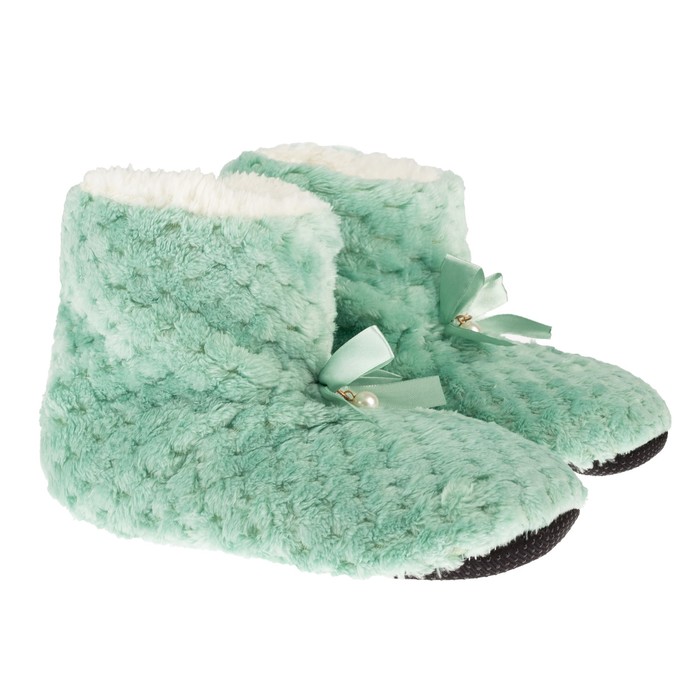Тапочки-сапожки женские (мятный) (р. 37/39) (25 см)