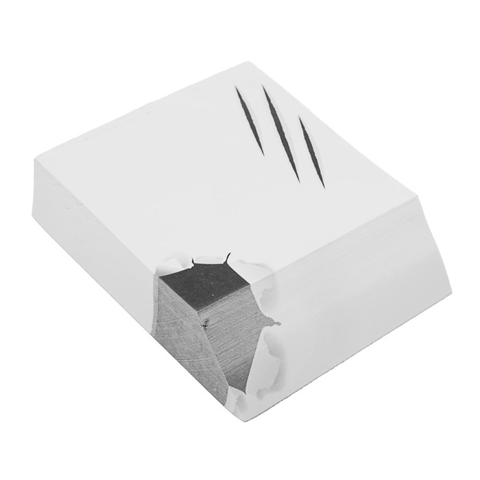 Блок бумаги для записей 9 х 11 см, 300 листов "Чёрная дыра", проклеенный, 70 г/м2