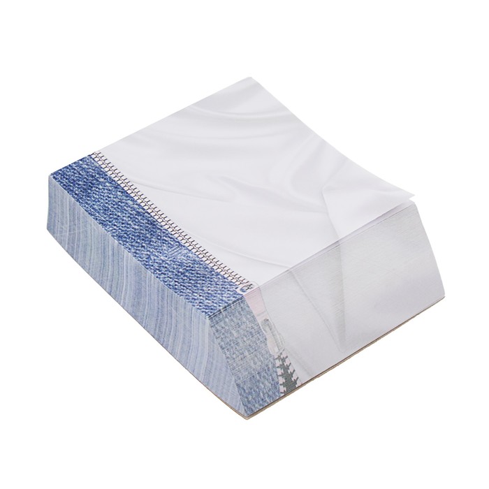 Блок бумаги для записей 9 х 11 см, 300 листов "Шёлк", проклеенный, 70 г/м2