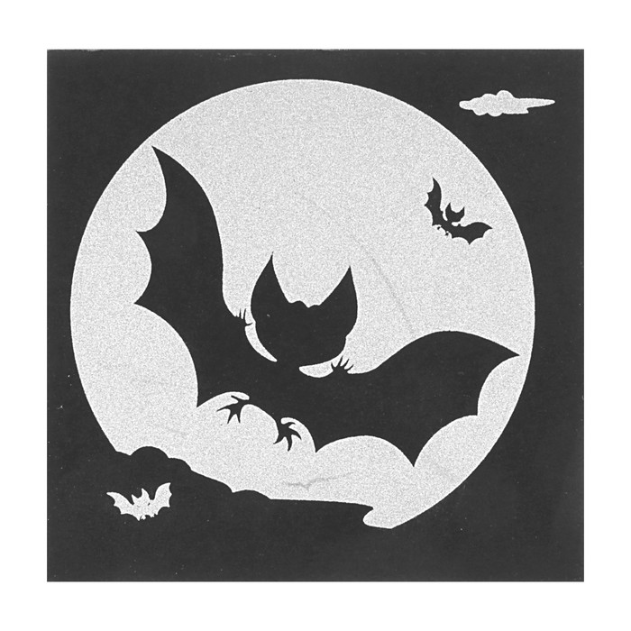 Блок бумаги для записей 8.5 х 8.5 см, 100 листов "Летучая мышь", 80 г/м2