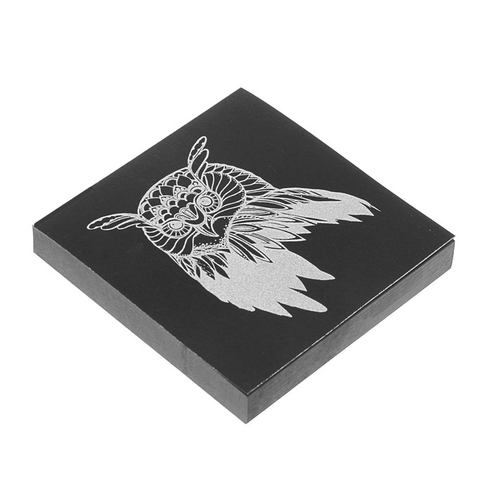 Блок бумаги для записей 8.5 х 8.5 см, 100 листов "Сова", 80 г/м2