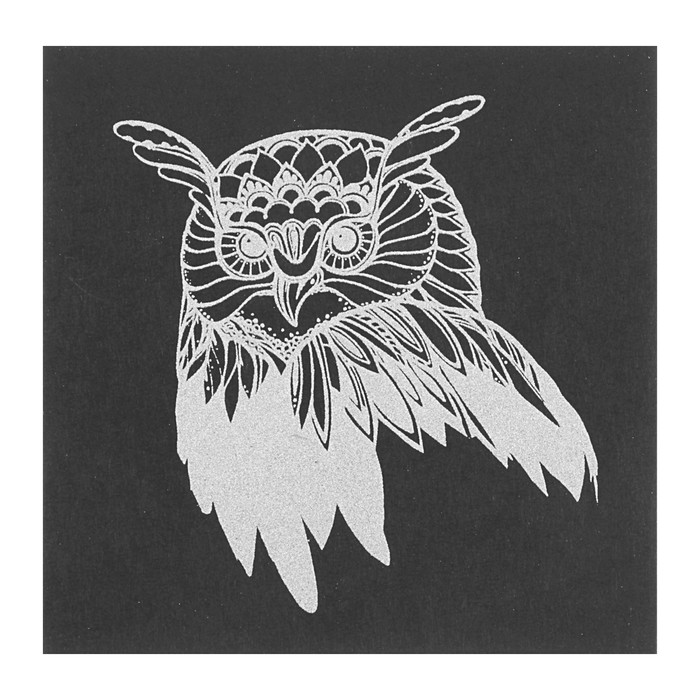 Блок бумаги для записей 8.5 х 8.5 см, 100 листов "Сова", 80 г/м2