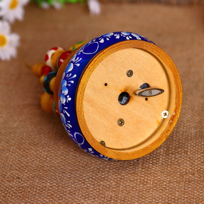 Сувенир-шкатулка музыкальная "Храм", 17х10 см, гжель