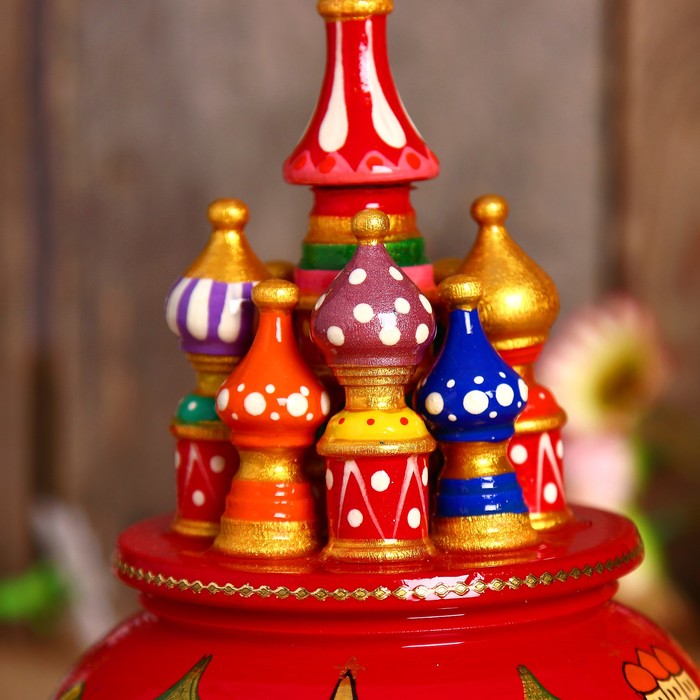 Сувенир-шкатулка музыкальная "Храм. Россия", 19х15,5 см