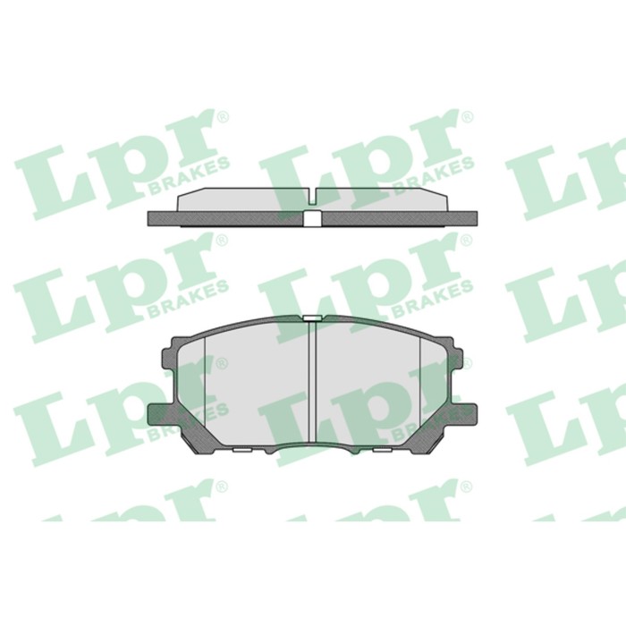 Колодки тормозные дисковые LPR 05P1368