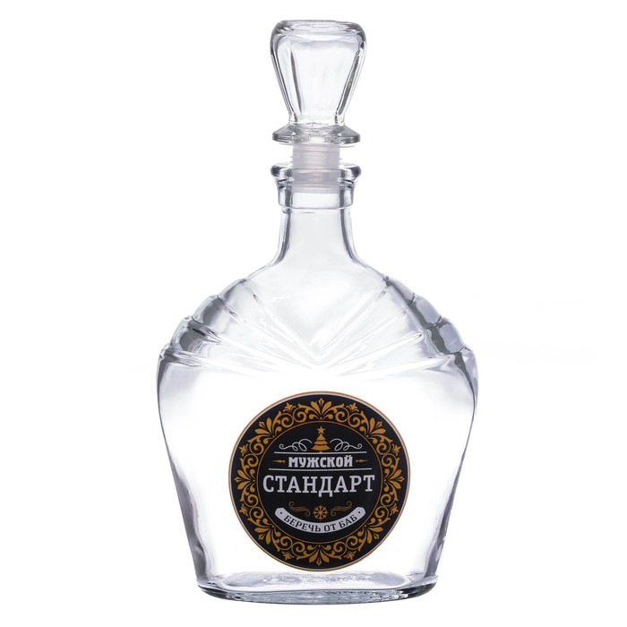Штоф "Мужской стандарт", 500 мл