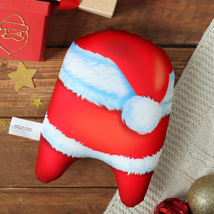 Мягкая игрушка-антистресс "Пусть всё сбудется" Дед мороз