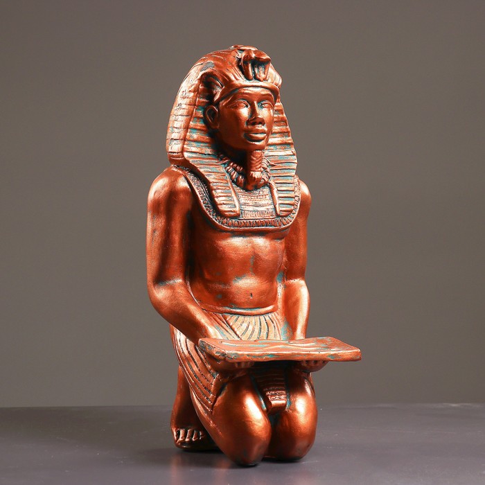 Копилка "Фараон сидя" медь 50х20х22см