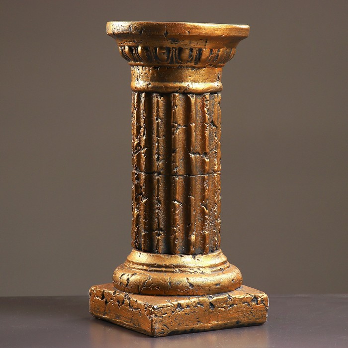 Колонна "Круглая средняя" 22х22х46см бронза