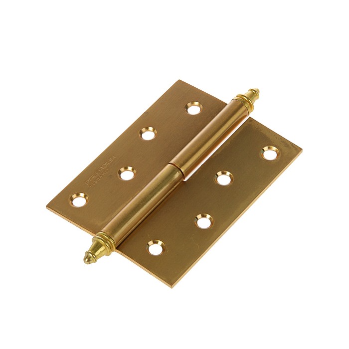 Петля дверная PALLADIUM 610-S-4", левая, цвет матовое золото УЦЕНКА