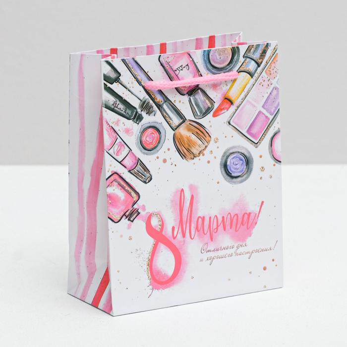 Пакет ламинированный вертикальный «Стильной и модной», 12 × 15 × 5,5 см