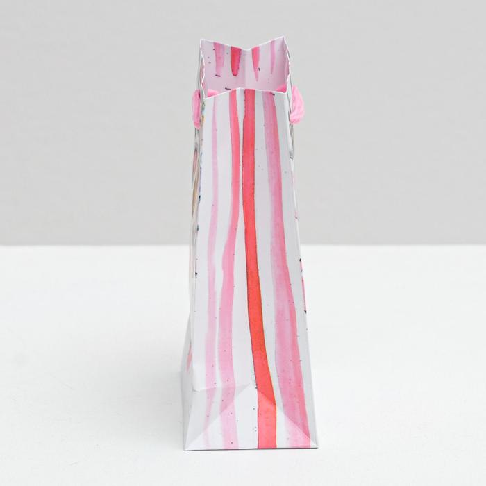 Пакет ламинированный вертикальный «Стильной и модной», 12 × 15 × 5,5 см