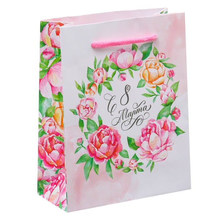 Пакет ламинированный вертикальный «Яркие весенние краски», 12 × 15 × 5,5 см