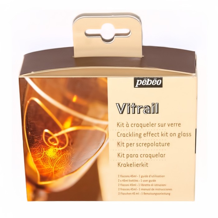 Набор для Кракелюра по стеклу 45мл Pebeo Vitrail 2шт 051003