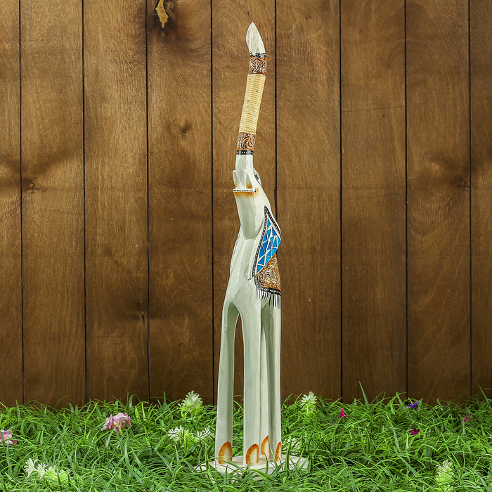 Сувенир дерево "Слон светлый" 14х9х60 см