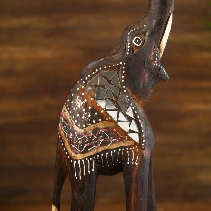 Сувенир дерево "Слон тёмный" 14х9х60 см