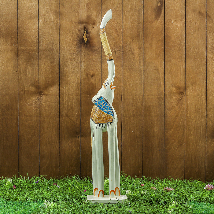 Сувенир дерево "Слон светлый" 16х9х80 см