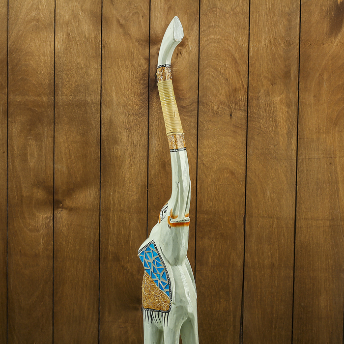 Сувенир дерево "Слон светлый" 16х9х80 см